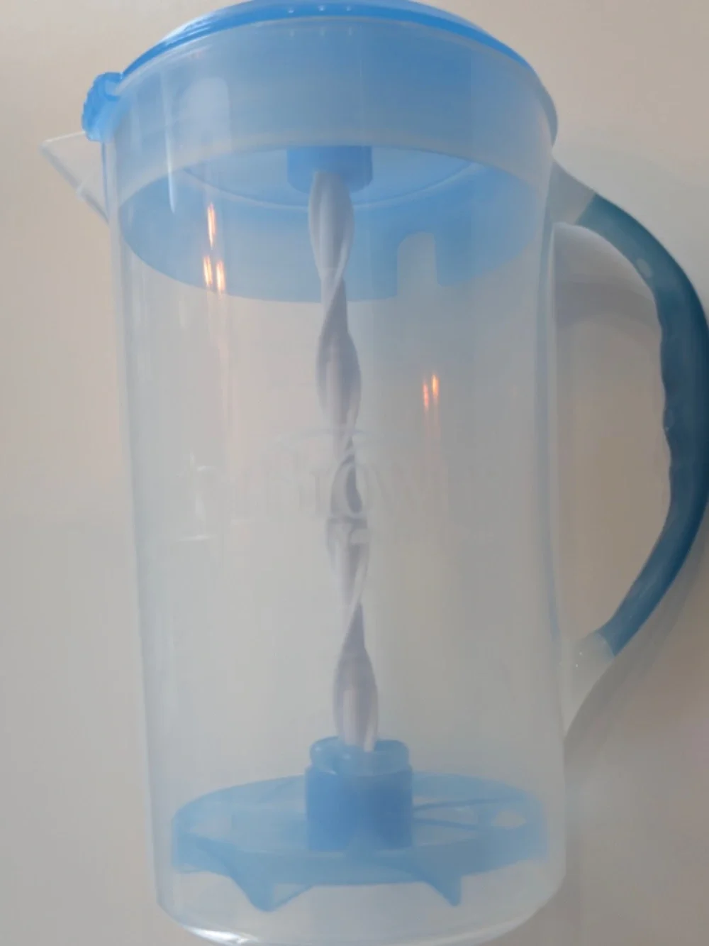 Dr. Brown's Baby Formula Mixing Pitcher, 32 oz., BPA Free, Blue Used Container